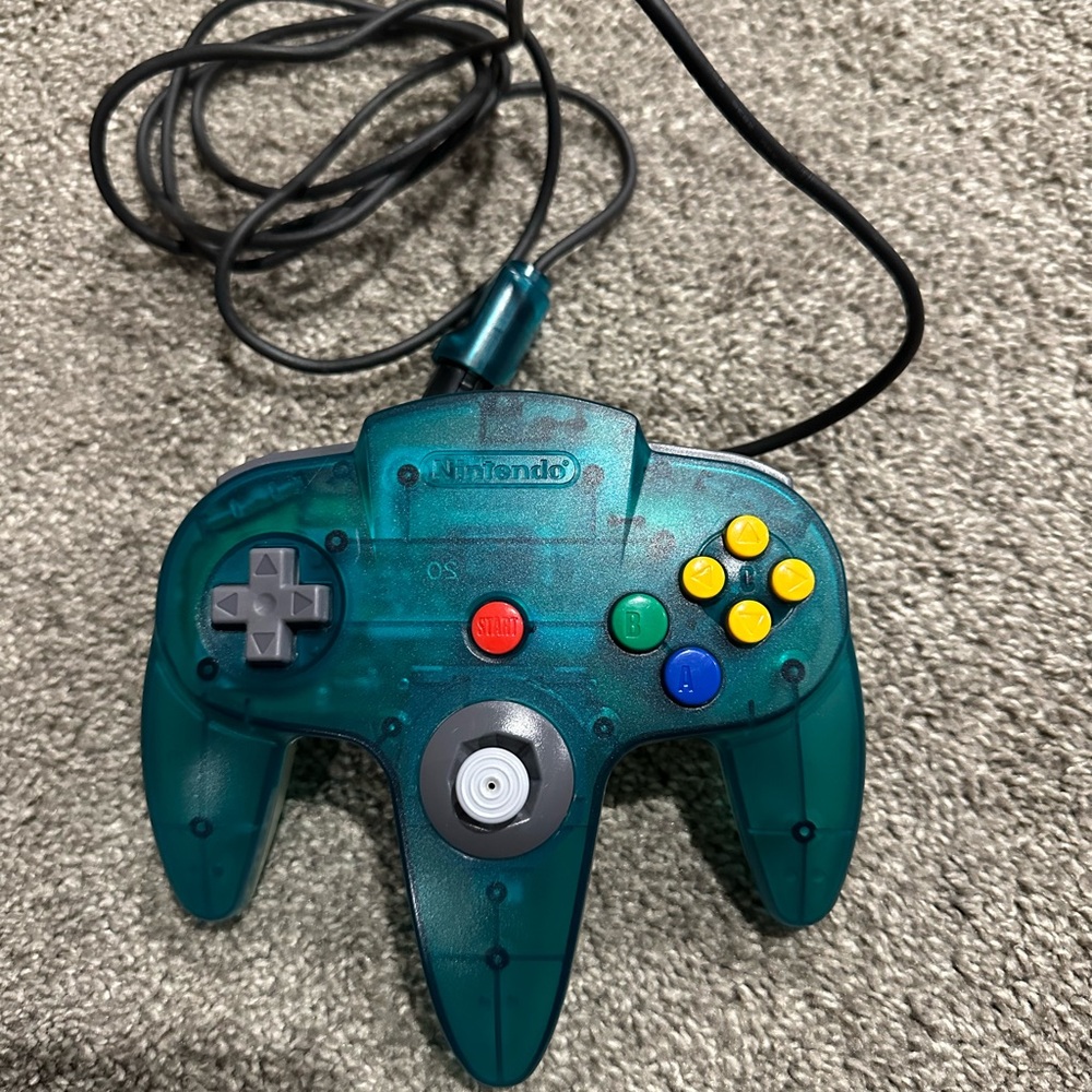 Japanese n64 ice blue controller